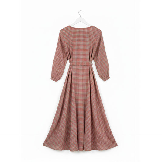 Mehroon Printed Ladies Stitched Abaya – Comfortable & Simple Daily Wear