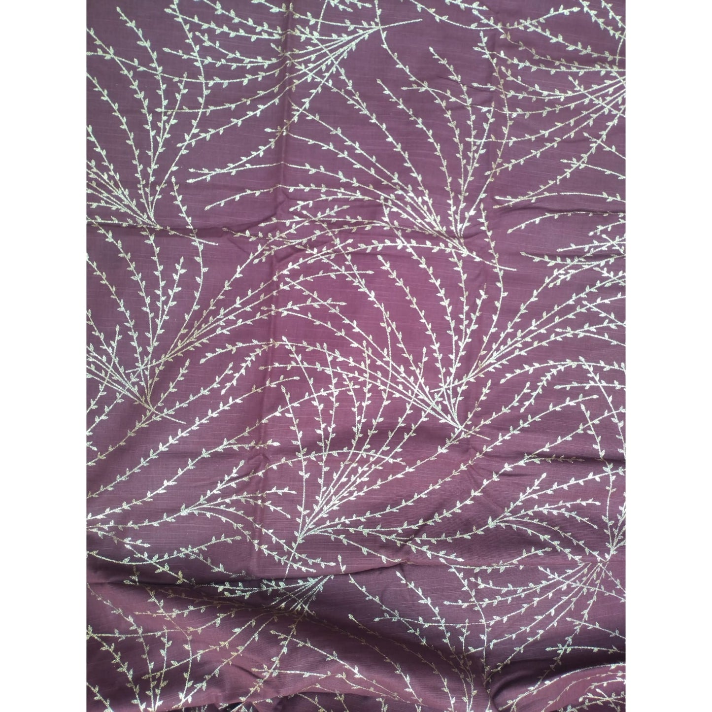 Maroon 2 Piece Khaddar Unstitched Suit for Women | Winter Collection Ladies Dress