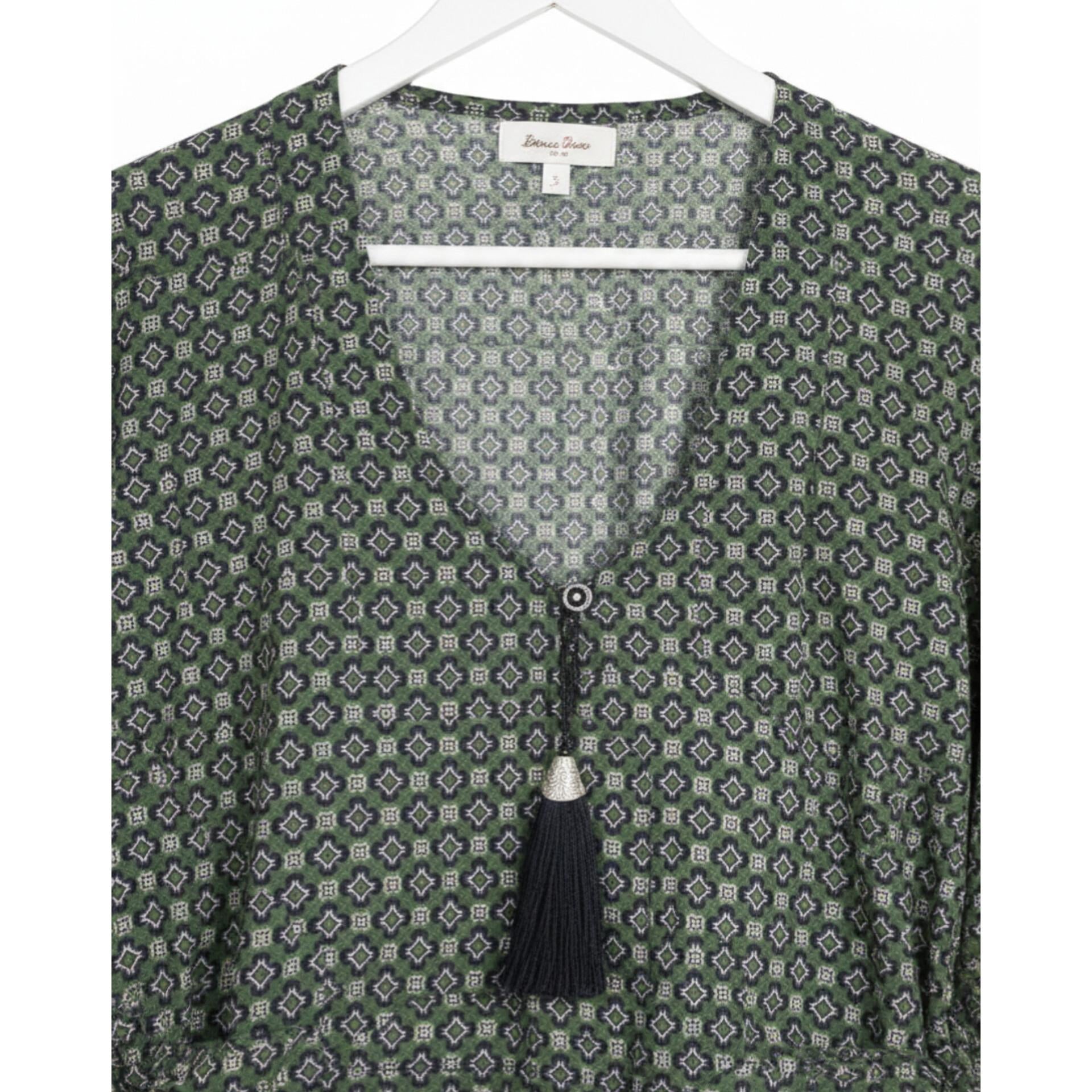 Green Printed Ladies Stitched Hijab – Soft Fabric, Elegant & Comfortable Wear