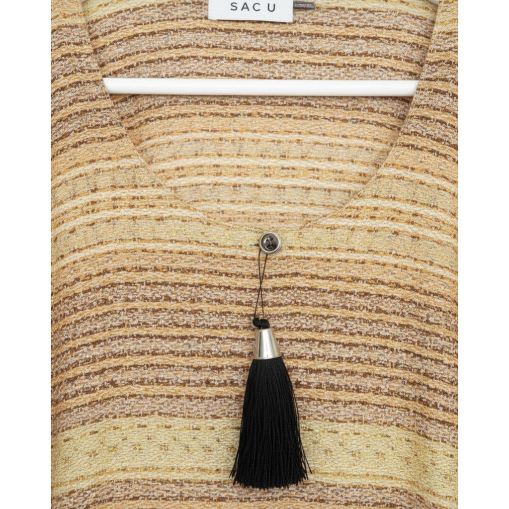 Cream Printed Ladies Stitched Abaya – Comfortable & Simple Daily Wear