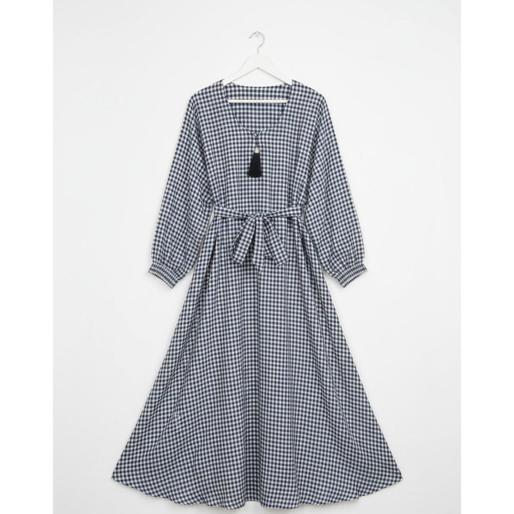 Light Gray Printed Ladies Stitched Abaya – Comfortable & Simple Daily Wear