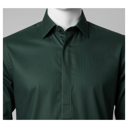 Green Premium Cotton Unstitched Suit – Classic & Comfortable Wear