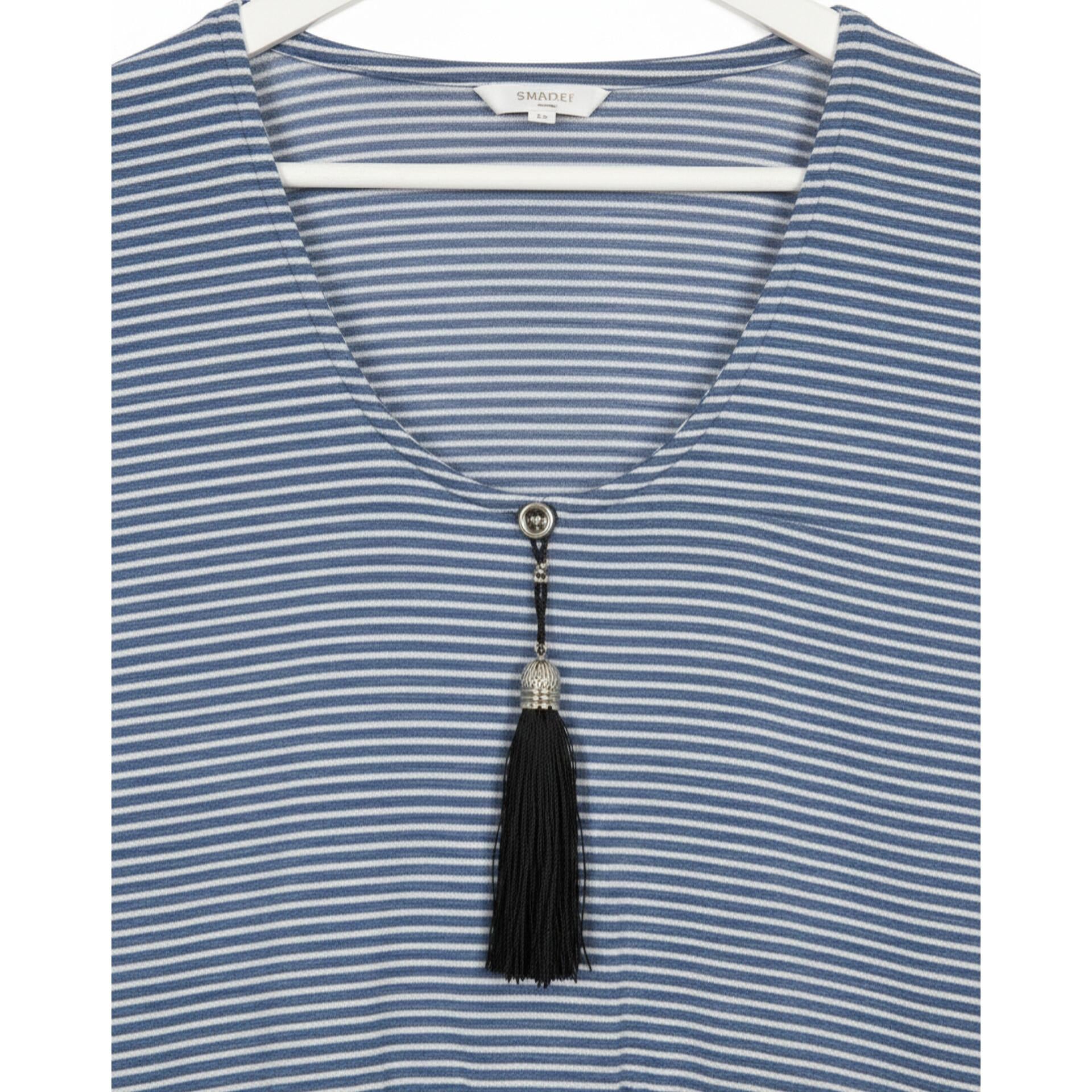 Light Blue Printed Ladies Stitched Abaya – Comfortable & Simple Daily Wear