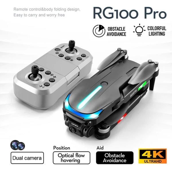 RG100 Pro HD Wifi Camera Drone with Obstacle Avoidance & Brushless Motors