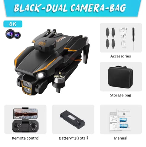 S26 Pro Smart Brushless Camera Drone With Obstacle Avoidance For HD Aerial Photography