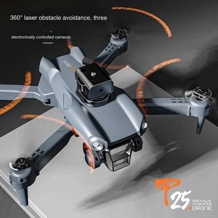 P25PRO 4k HD Foldable  Doubel Camera Drone With Brushless Motors And Obstacle Avoidance