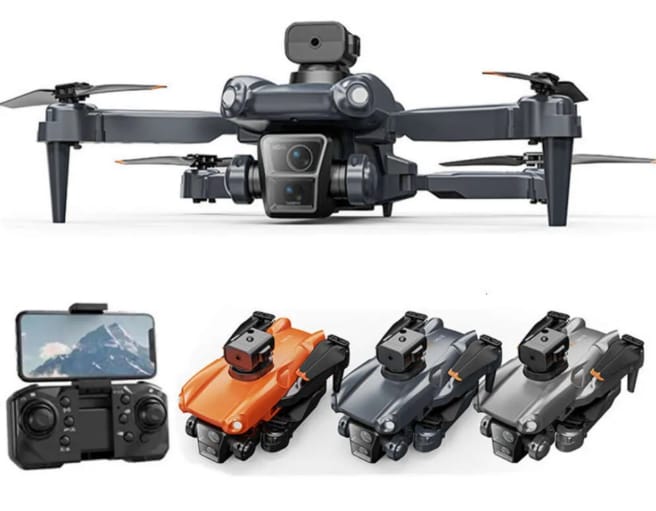 P25PRO 4k HD Foldable  Doubel Camera Drone With Brushless Motors And Obstacle Avoidance