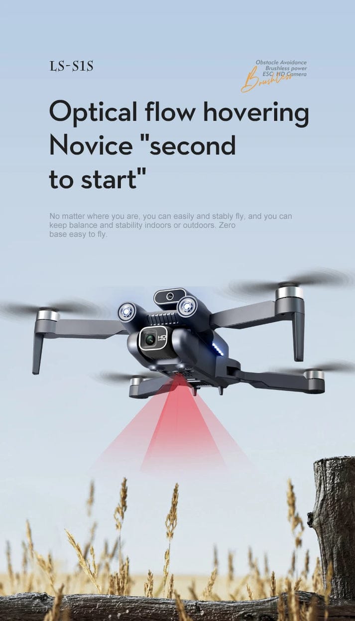 S1S Drone 5G Wifi 4K Professional 8K HD Camera Brushless Motors 360° Obstacle Avoidance Optical Flow RC Foldable Quadcopter