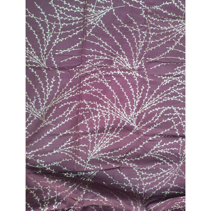 Maroon 2 Piece Khaddar Unstitched Suit for Women | Winter Collection Ladies Dress