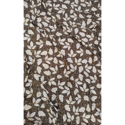 Brown 2 Piece Khaddar Unstitched Suit for Women | Winter Collection Ladies Dress