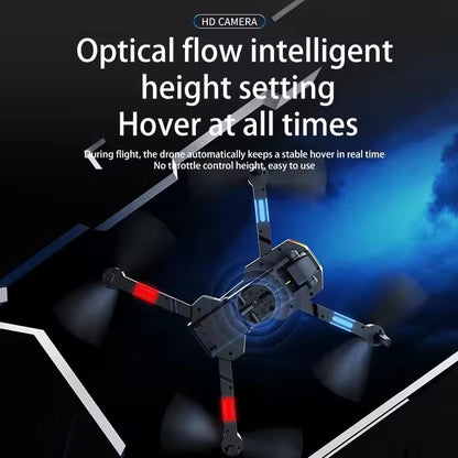 A11 Max 8K Dual Camera Drone with Obstacle Avoidance, Brushless Motor Foldable RC Quadcopter with LED Lights