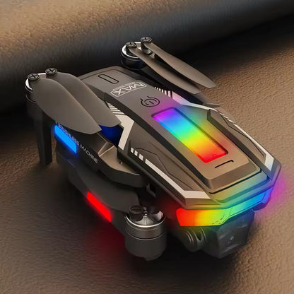 A11 Max 8K Dual Camera Drone with Obstacle Avoidance, Brushless Motor Foldable RC Quadcopter with LED Lights