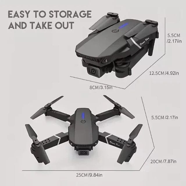 DM97 Foldable Double Camera Drone High Quality Camera Drone Also with Carry Bag