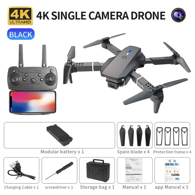 DM97 Foldable Double Camera Drone High Quality Camera Drone Also with Carry Bag