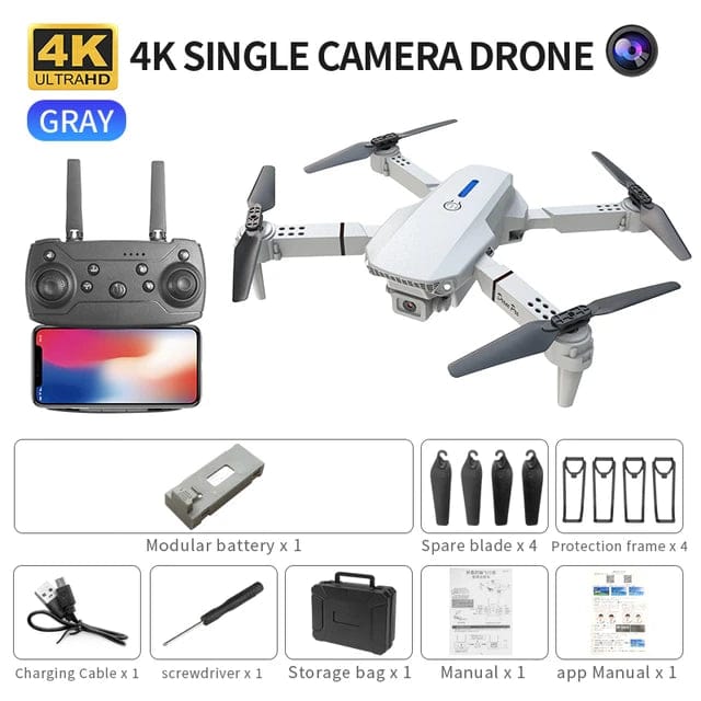 DM97 Foldable Double Camera Drone High Quality Camera Drone Also with Carry Bag