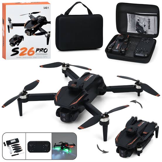 S26 Pro Smart Brushless Camera Drone With Obstacle Avoidance For HD Aerial Photography